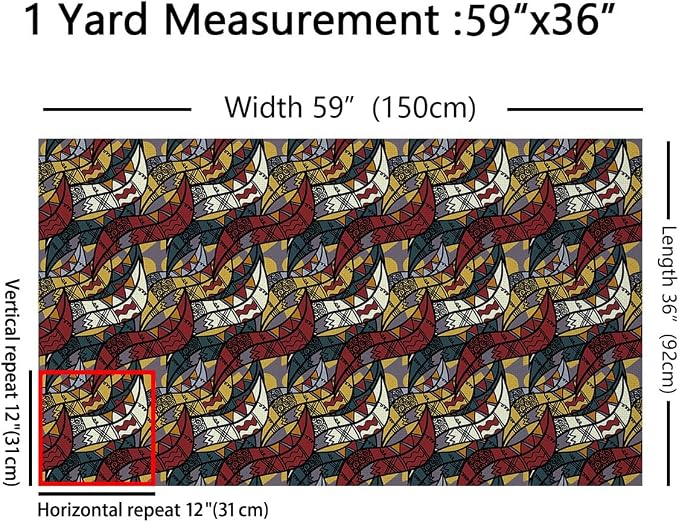 Feelyou African Upholstery Fabric - Image 2