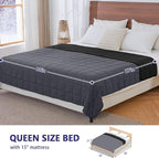 King Size Weighted Blanket for Adults Cooling Heavy Blanket for Sleeping - Image 2