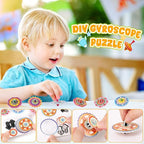 LOMIMOS 3D Cartoon Puzzle for Kids, 30 Pieces 3D Jigsaw Gyroscope Montessori - Image 2
