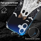 Case for iPhone 17, Scratch Resistant Hybrid Double Layer Hard Shell，Lace Ghost - Image 6