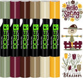 VINYL FROG HTV Vinyl Bundle 6 Pack 12"x3ft Heat Transfer Vinyl by VINYLFROG