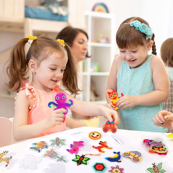 20 Pieces 5mm Fuse Beads Pegboards Clear Animal Shape Plastic Pegboards Craft - Image 3