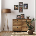 5x7 Picture Frames Set of 4- Rustic Retro Photo Frame - Image 5
