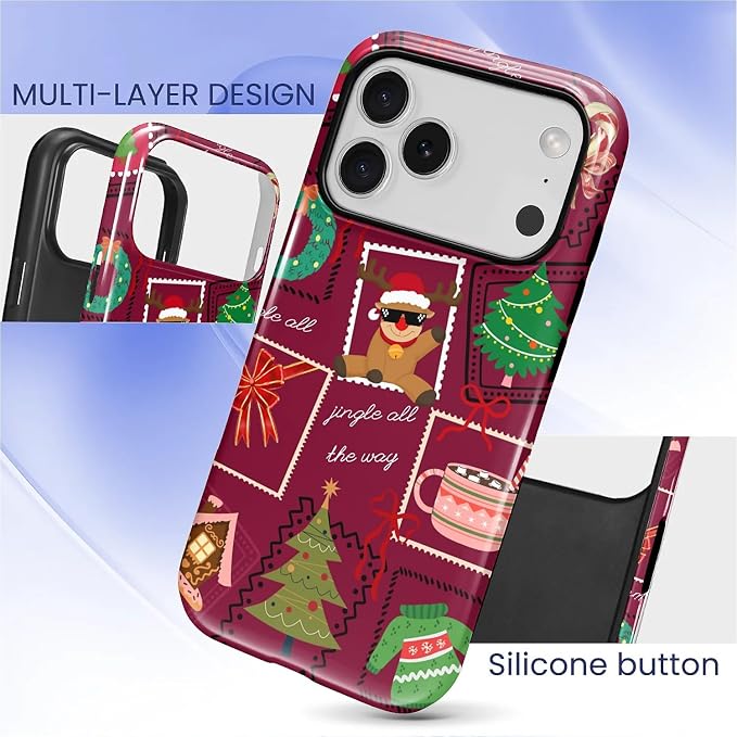 Case for iPhone 17 Pro, Scratch Resistant Hybrid Double Layer Hard - Image 4