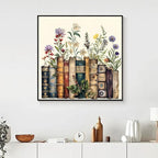 EIBEILI Square Drill Diamond Painting-Book Flower Diamond Art Wall Decor | - Image 2
