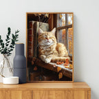 Yezavesu 4 Pack Cat Framed Paint by Numbers Kit - Image 8