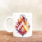 Tintnut Flame Pattern Permanent Vinyl 8 Pcs 12x10in Red Blue Adhesive Viny | - Image 5