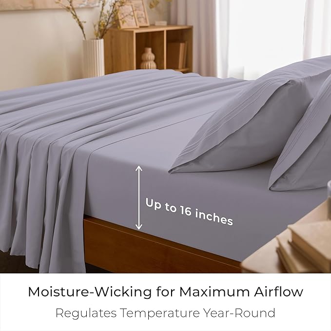 Mellanni California King Sheets Set - Image 4