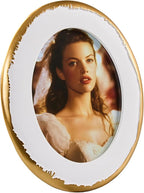 5x7 Ornate Oval Picture Frame, Hand-Crafted Resin Frame by ZIHARA