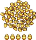 MECCANIXITY 50PCS Flat Back Acrylic Teardrop Gems 18x25mm Artificial Rhinestones by MECCANIXITY