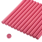 MECCANIXITY 12 Pcs Bright Red Cylinder Sealing Wax Stick Glue Gun Wax Seal Rod by MECCANIXITY