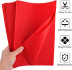20 Pcs Red Felt Fabric Sheet 8" x 12" Assorted Color Felt Fabric Sheets - Image 3