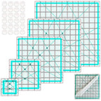 Quilting Rulers, 5 Square Ruler Quilting Templates, Quilting Ruler Acrylic by ZICALSO