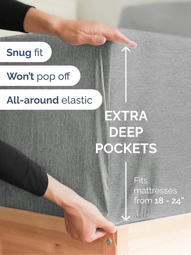 Extra Deep King Fitted Sheet - Image 2