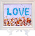 CIYOJA Sea Glass Stained Glass Kit – Love Mosaic Art Kit by CIYOJA
