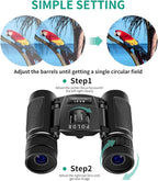 POLDR 8x21 Small Compact Lightweight Binoculars - Image 4