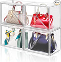 DILIBRA 4 Packs Clear Plastic Handbag Storage Organizer by DILIBRA