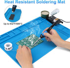 STREBITO Silicone Soldering Mat Electronics Mat, Solder Pad Heat Resistant 932°F - Image 3