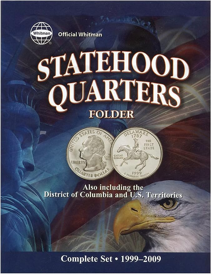 Whitman US Washington Statehood Quarter Coin Color-Folder Full Series Type Set by Unknown