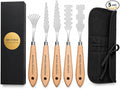 Palette Knife Set with Canvas Roll Bag & Gift Box, Painting Knives | Gift-ready by Unknown