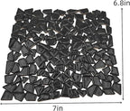 200g Ceramic Mosaic Tiles for Crafts, Irregular Stained Ceramic 0.2"x0.8" - Image 4