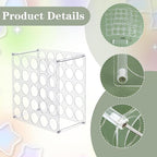 2-Pack 25 Holes Rack Vinyl Holder Acrylic Vinyl Roll Storage - Image 4