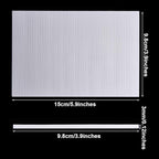 500 Pieces Double Sided Foam Strips, 3.9 in, Dual-Adhesive 3D Foam Tapes | Foam - Image 3