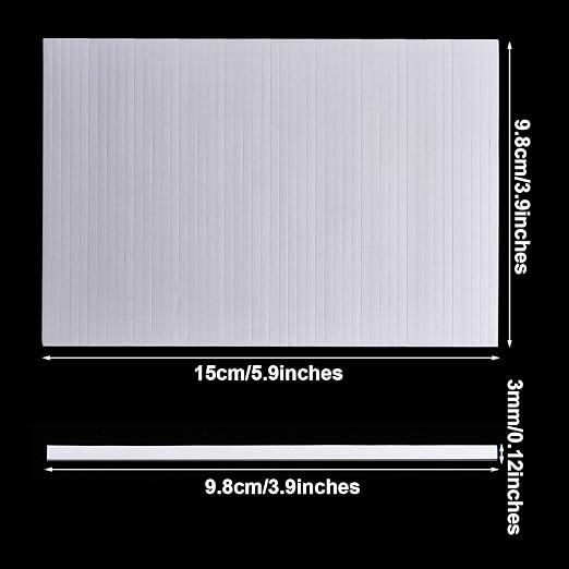 Outus 1000 pcs Foam Sticky Strips Double Sided Foam Tapes 3.9 Inch | 20 Sheets - Image 3