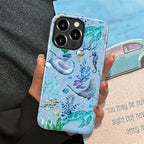 ZHEGAILIAN Case for iPhone 14 Pro Max, Ocean Stingray Turtle Seahorse Durable - Image 5