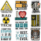 MAIANEY Funny Radiology Stickers Pack 10 Waterproof Vinyl Decals by Maianey