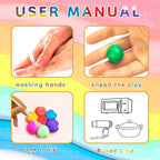Artecho Polymer Clay Kit, 50 Colors Oven Bake Clay | Modeling Clay - Image 3
