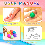 Artecho Polymer Clay Kit, 70 Colors Oven Bake Clay | Modeling Clay - Image 3