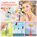 Bookmark Tassels Bulk, Cridoz 200Pcs Small Tassels Silky Handmade Soft Craft - Image 6