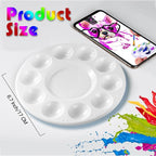 22pcs Paint Palettes, Plastic Paint Tray Palette, Paint Pallets - Image 2