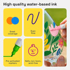 ARTISTRO 12 Acrylic Paint Pens for Calligraphy – Markers - Image 6