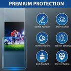 400 Hard Plastic Card Sleeves, Premium Baseball Card Protectors, Sports Game - Image 2