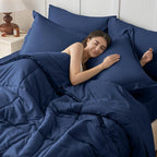 JOLLYVOGUE Full Comforter Set, Ultra-Soft Bed in a Bag Full Size 7 Pieces - Image 8