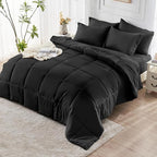 JOLLYVOGUE California King Comforter Set, Ultra-Soft Bed in a Bag Cal King Size - Image 7