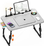 Lap Desk for Bed, Adjustable Laptop Desk by PlayimaginationtodecorateHomeOffice