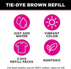Tulip One-Step Tie-Dye Kit, 3 Fabric Dye Refill Packs - Image 3