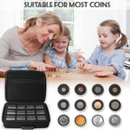 46mm Coin Capsules with Foam Gasket and Storage Organizer Box, Coin Storage - Image 5