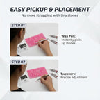 36000Pcs Hot Pink AB Rhinestones - Image 5