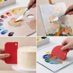 7 Pcs Stainless Steel Painting Palette Knife Set Palette Knife - Image 4