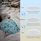 BETU Cooling King Size Pillow, Shredded Memory Foam Cool Pillow - Image 7
