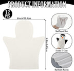 Soulchen 12 Pcs DIY Cotton Hand Puppet Kit 8 x 9.8 Inch Making Your Own Puppets - Image 2