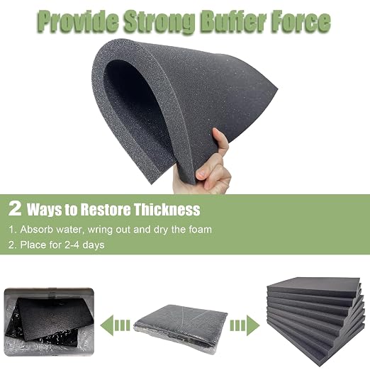 LAFENLIN 8 Pack Gun Case Foams-16 x 12 x 1 Inch, Cuttable Craft Foams Sheets - Image 4