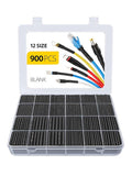 900PCS Wire Heat Shrink Tubing Kit, Industrial Heat-Shrink Tubing by EVENTRONIC