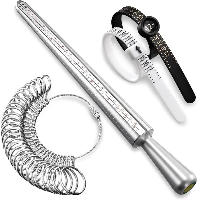Meowoo Ring Sizer Measuring Tool Set, Ring Gauges by MeowooOfficial