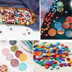 Lumin Green 300 Pcs Wax Seal Beads, Sealing Wax Beads, Refilling Octagon Wax - Image 4