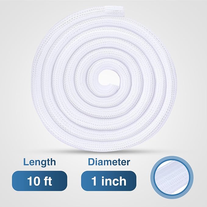 Nilight Cable Sleeve, 25ft-1inch Cord Management Sleeves, Braided Sleeving - Image 2